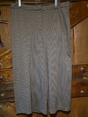 Vince Camuto Black and Brown Houndstooth Dress Pants